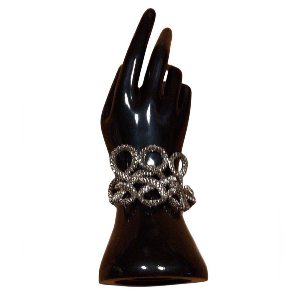 Simply Vera wang silver infinity bracelet and adjustable